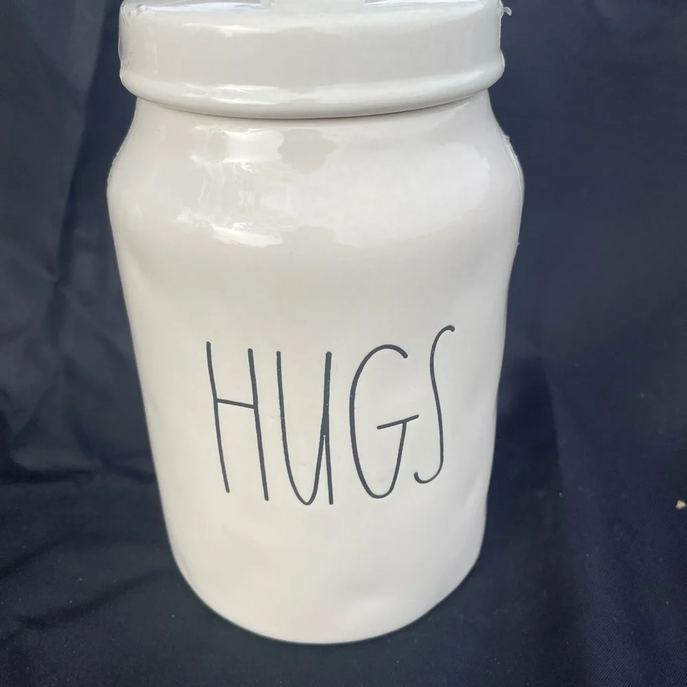Rae Dunn 'HUGS' Jar